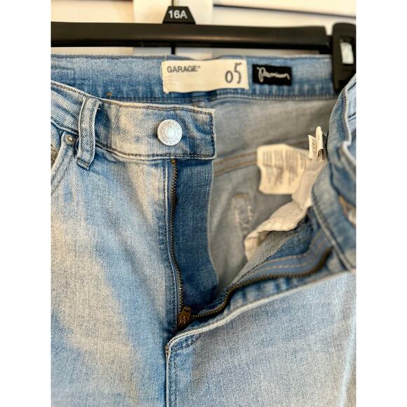 Garage Premium High-Waisted Ripped Skinny Jeans - Size 5 - Picture 2 of 3